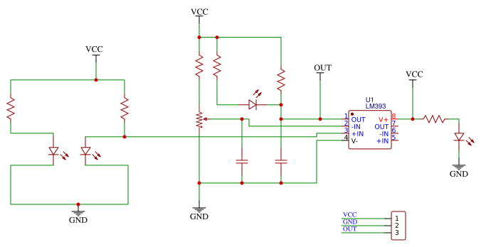 IR SENSOR WITH LM393 Resources - EasyEDA