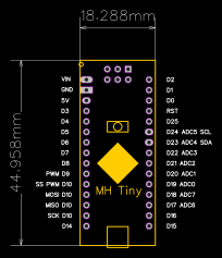 MH-TINY ATTINY88 - MOD Resources - EasyEDA