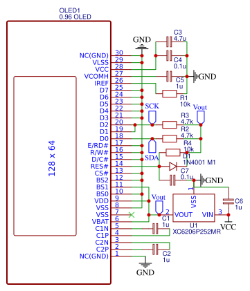 0,96 OLED switch Resources - EasyEDA