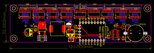 NixieClock_Nano_supermini_ULN2003 Resources - EasyEDA