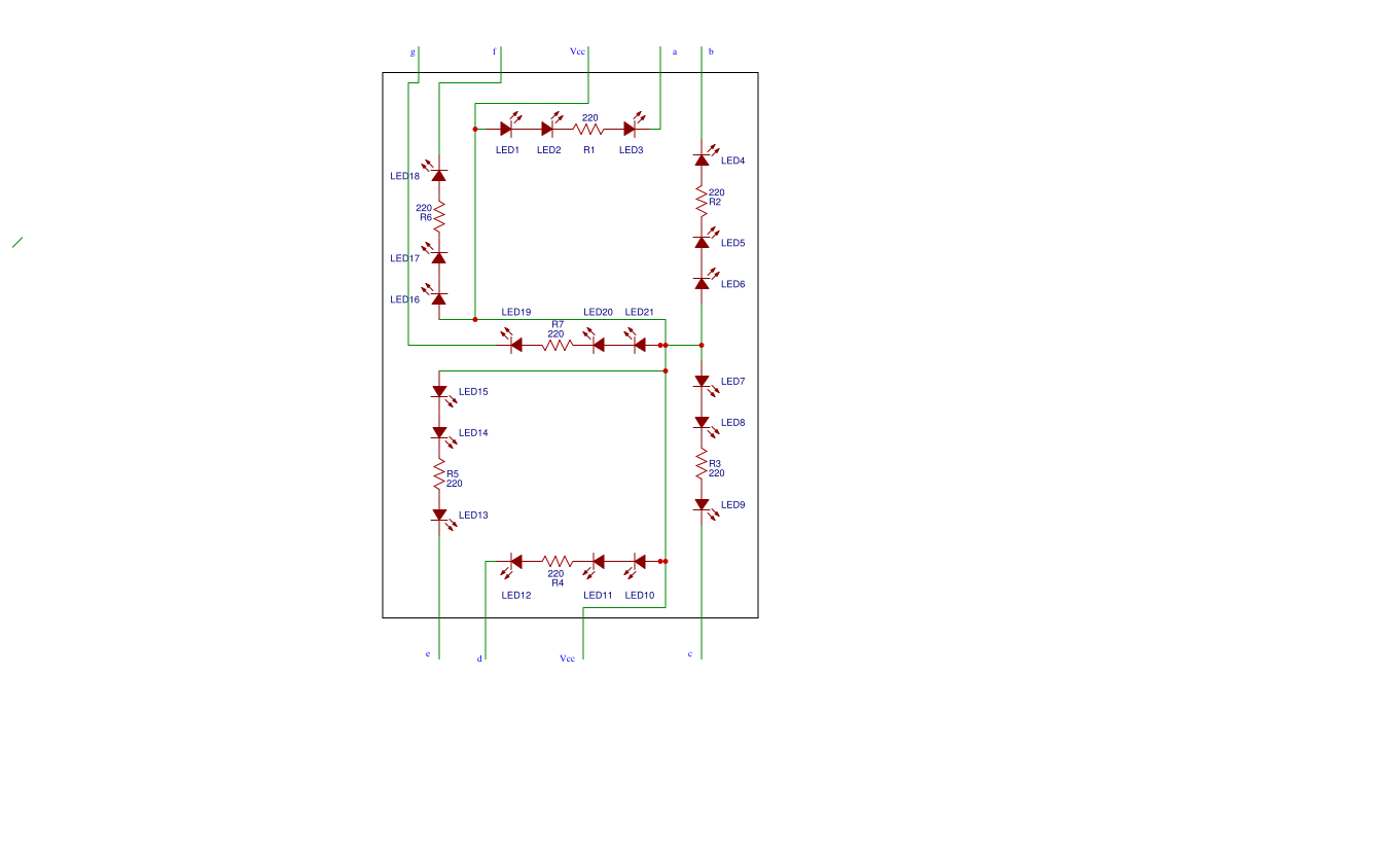 12 VOLTS 7 SEGMENT DISPLAY MODULE COPY Resources - EasyEDA