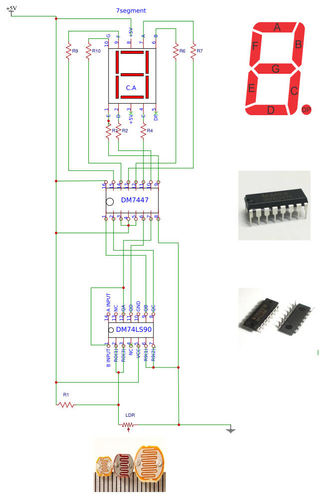 Sheet_1 COUNTER (7SEGMENT) Resources - EasyEDA