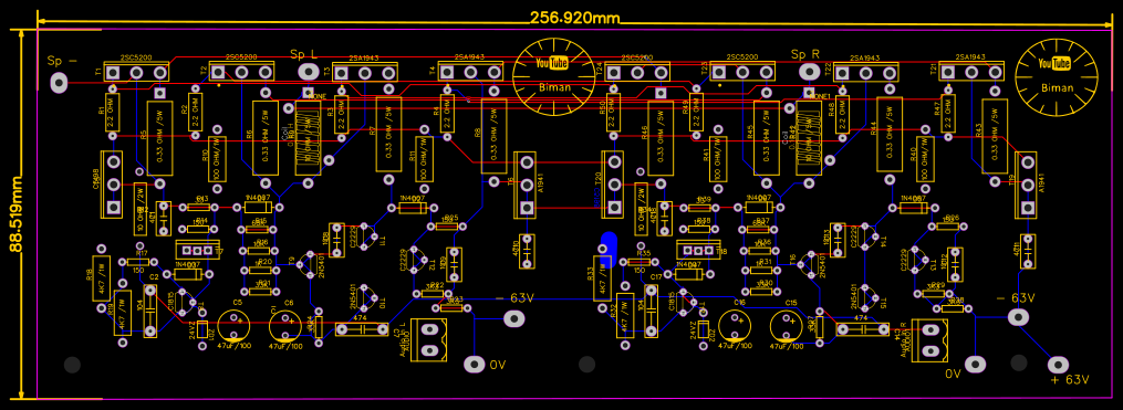 200w amplifiar Resources - EasyEDA