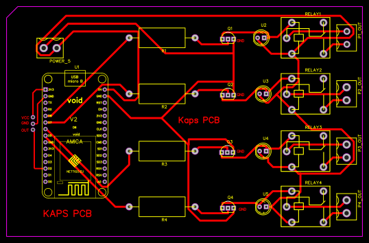 Node MCU Relay controller Resources - EasyEDA