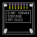 0.96 128X64 SPI SSD1306 OLED1 Resources - EasyEDA