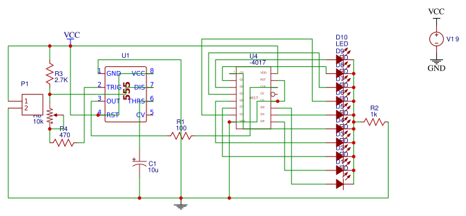 LED Chaser Resources - EasyEDA