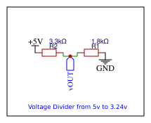 My_Voltage Divider from 5v to 3.24V Resources - EasyEDA