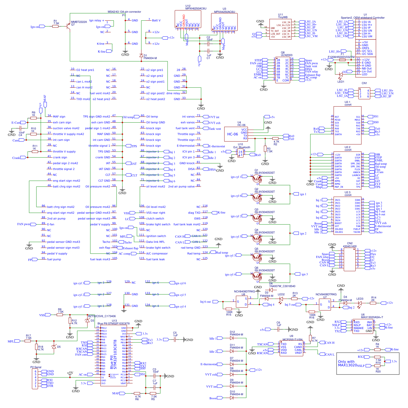 6 cilindros secuencial Resources - EasyEDA