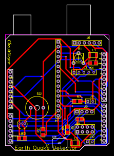 EarthQuake Detector with ROBOT Resources - EasyEDA