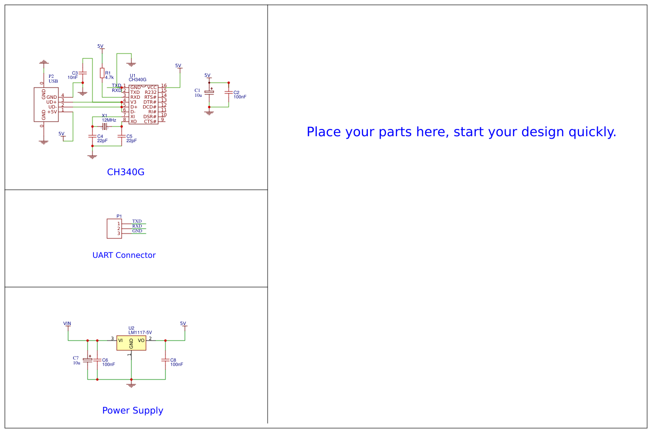 CH340_USB_to TTL Resources - EasyEDA