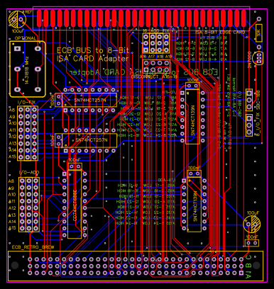 PCB_ECB to ISA adapter PCB Resources - EasyEDA
