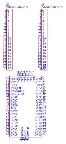 Test pico headers Resources - EasyEDA