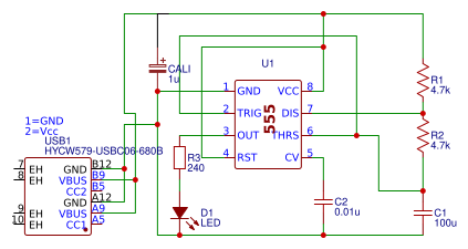 555 Timer test Resources - EasyEDA