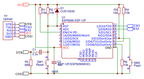 ESP-12F (ESP8266) module Resources - EasyEDA