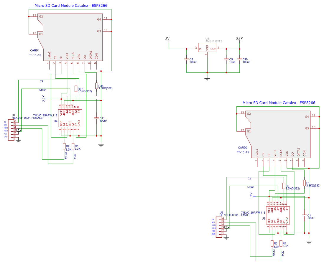 SD card module schematic Resources - EasyEDA