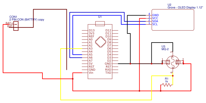 Schema Senzor Bluetooth Sera Resources - EasyEDA