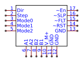 Nuvetech DRV8825 Stepper Module Resources - EasyEDA