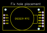 DS3231 I2C RTC MODULE IOTIX PCB Resources - EasyEDA