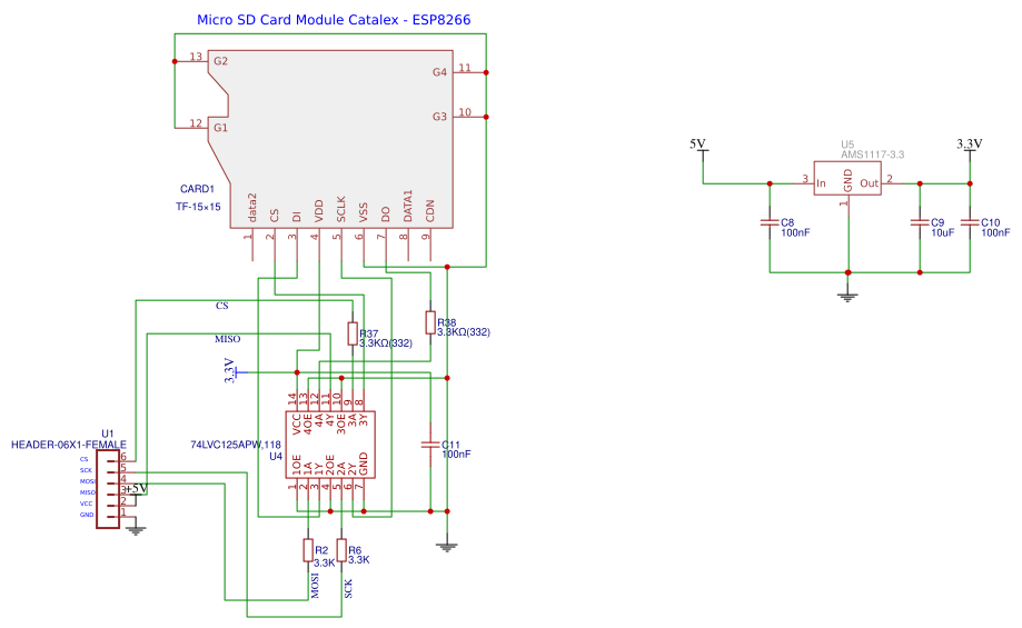 sd card module Resources - EasyEDA