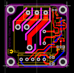 PCB_Power Relay Module Resources - EasyEDA