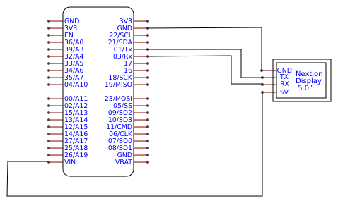 Nextion Enhanced HMI 5.0 TFT display Resources - EasyEDA