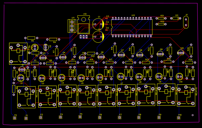 10 relay atmega Resources - EasyEDA