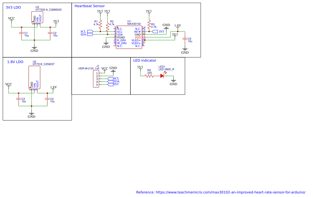 MAX30102 Resources - EasyEDA