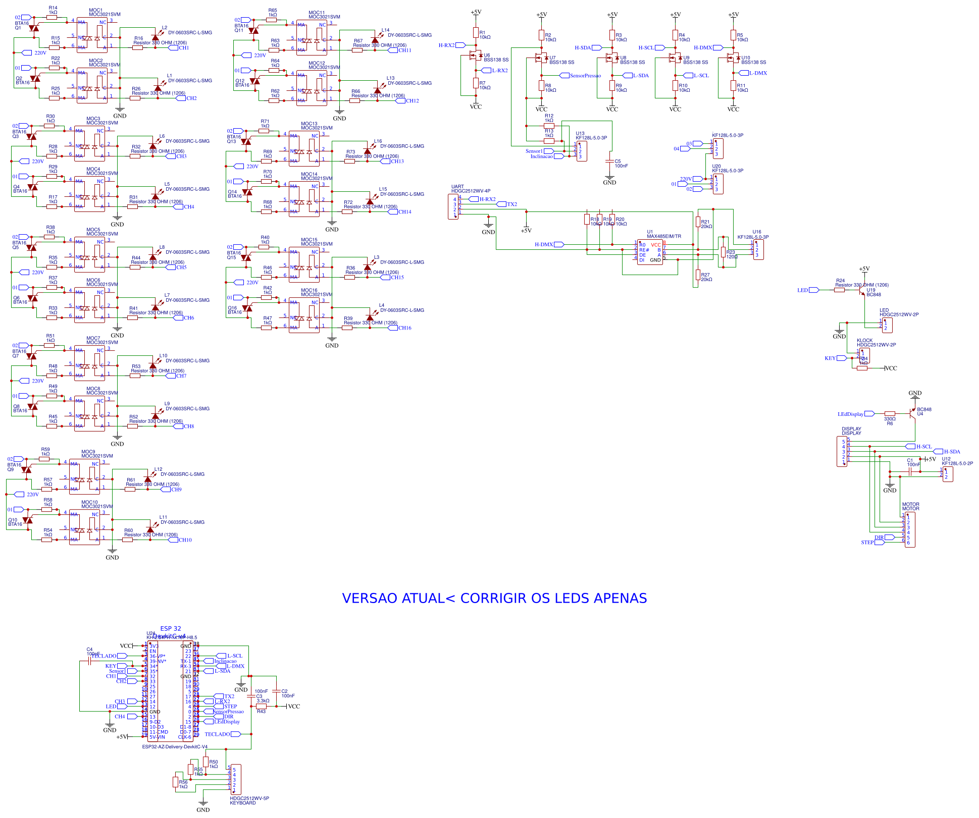 Modulo saida display I2C / Motor Resources - EasyEDA