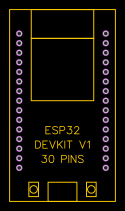 ESP32 DEVKIT V1 30 PINS Resources - EasyEDA