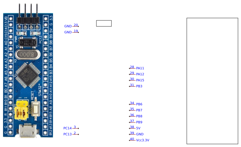STM32F103C8T6_V3.4.1 cut leg Resources - EasyEDA