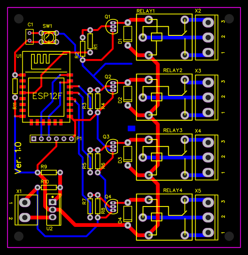 ESP8266 RelayBoard Resources - EasyEDA