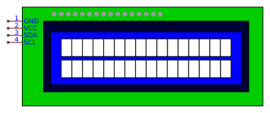 LCD 1602 I2C BLUE Resources - EasyEDA