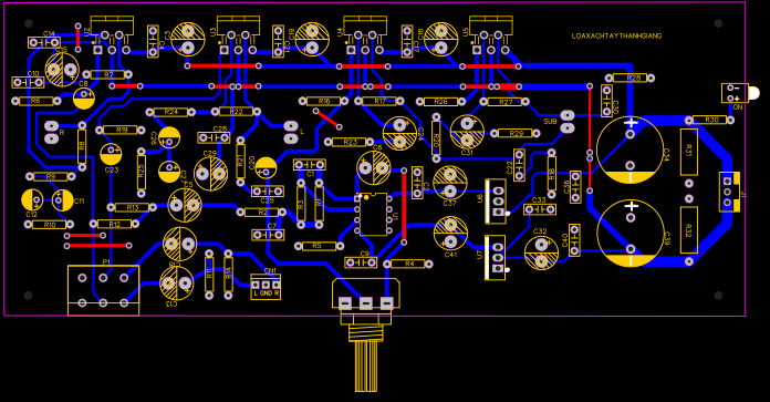 PCB_Amplificador TDA2030 2.1 smt Resources - EasyEDA