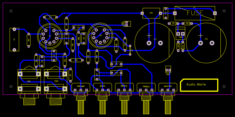 Preamplificador PCB Resources - EasyEDA