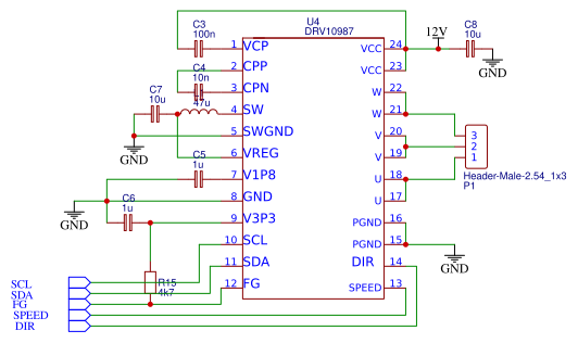 bldc driver drv10987 Resources - EasyEDA