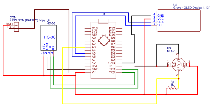Arduino NANO gas sensor i2c Resources - EasyEDA