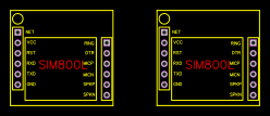 SIM800L Module (Red1) Resources - EasyEDA
