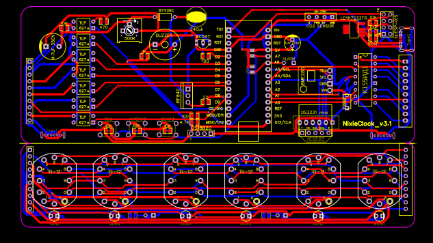 Проект часов на ИН12 с датчиками Resources - EasyEDA