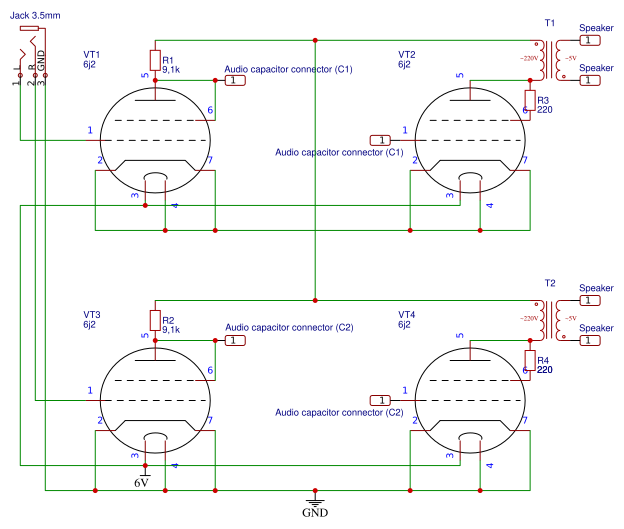 vacuum tube amp Resources - EasyEDA