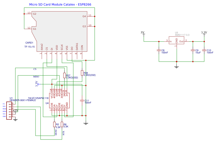 sdcard module Resources - EasyEDA