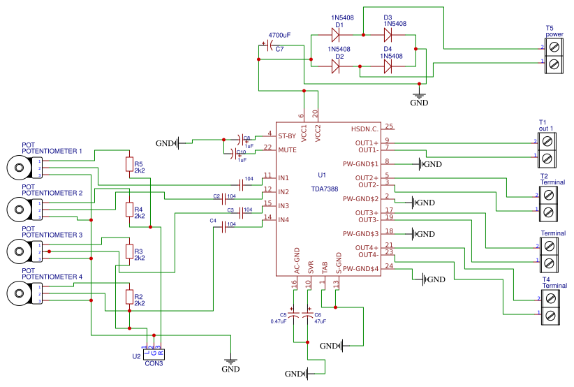 TDA7388 11 Resources - EasyEDA