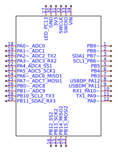 STM32 Pro Mini Resources - EasyEDA