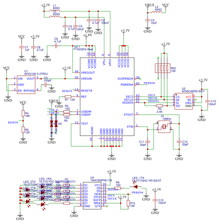 Ft4232hl ic Resources - EasyEDA