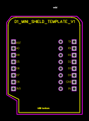 WEMOS D1 MINI SHIELD TEMPLATE v1 Resources - EasyEDA