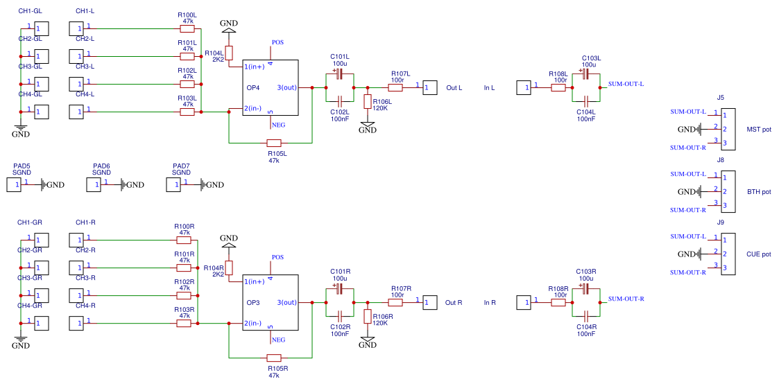 Summing Amp - ver2 rev2 Resources - EasyEDA