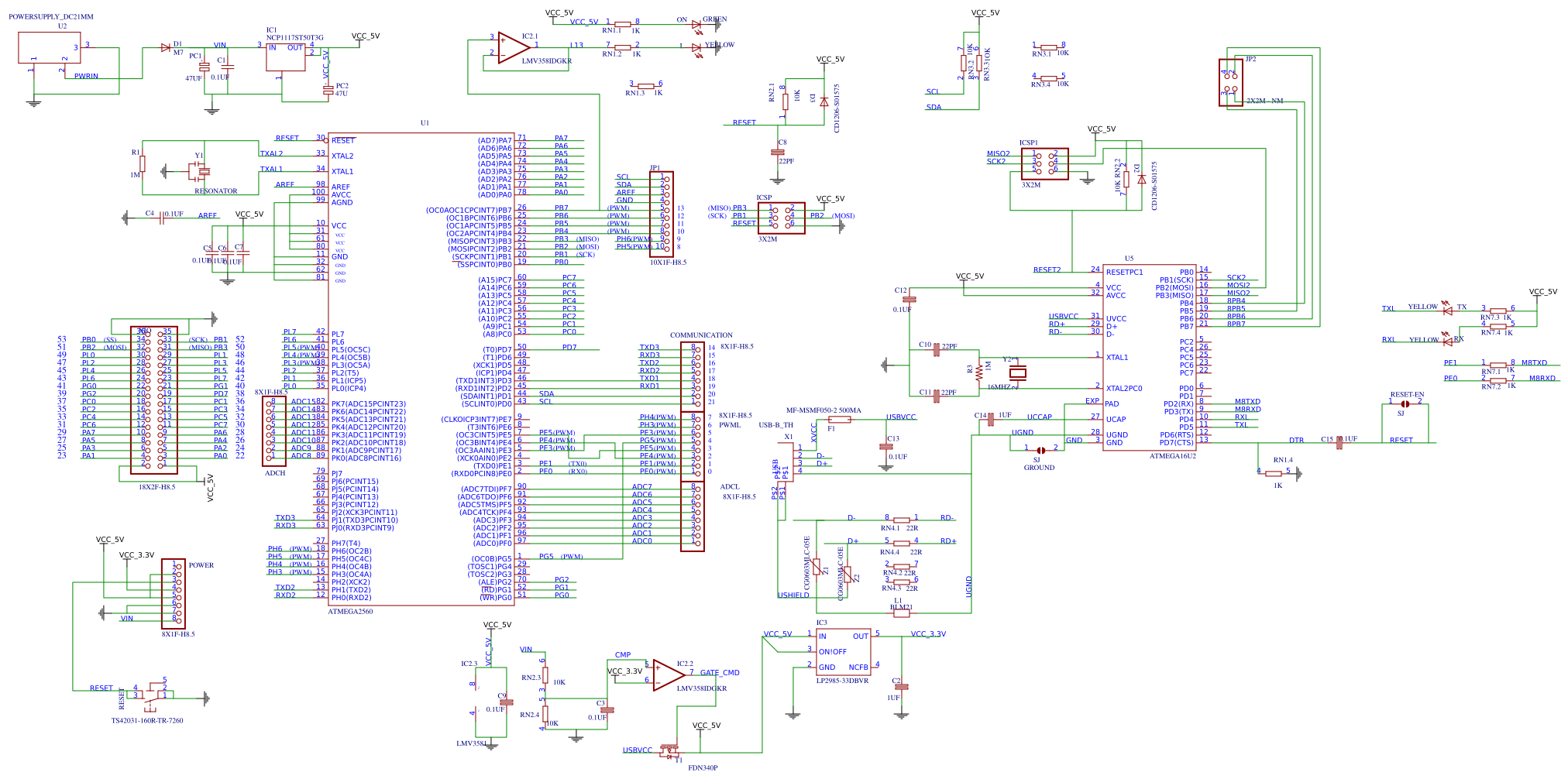 Arduino Mega 2560 Resources - EasyEDA