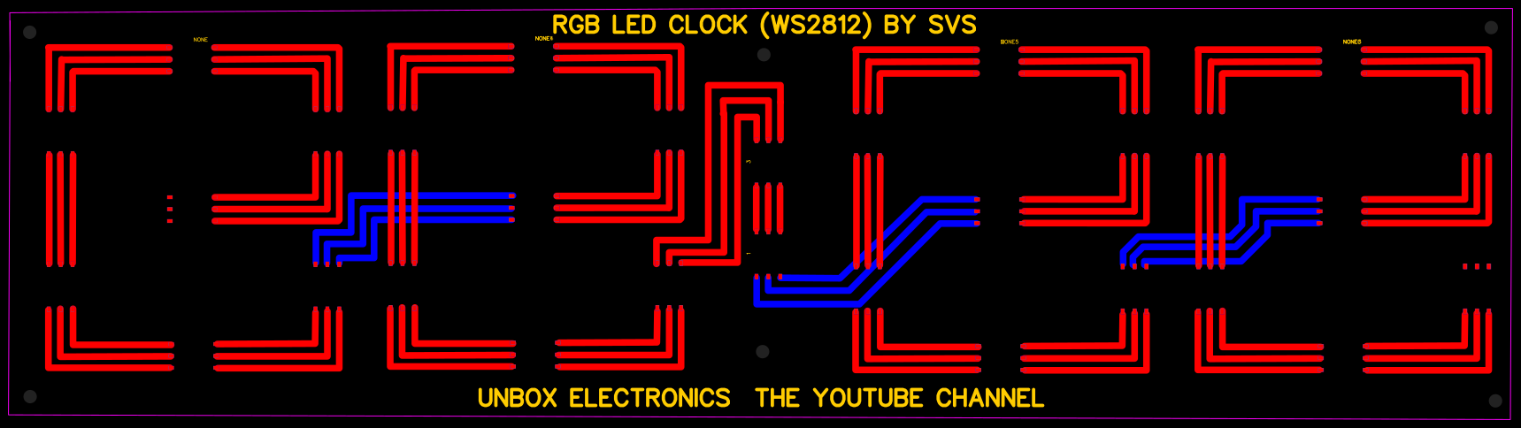 WS2812 Clock Resources - EasyEDA