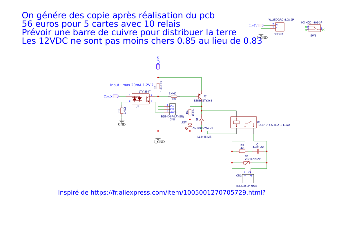 Module relais 30A V2 Resources - EasyEDA