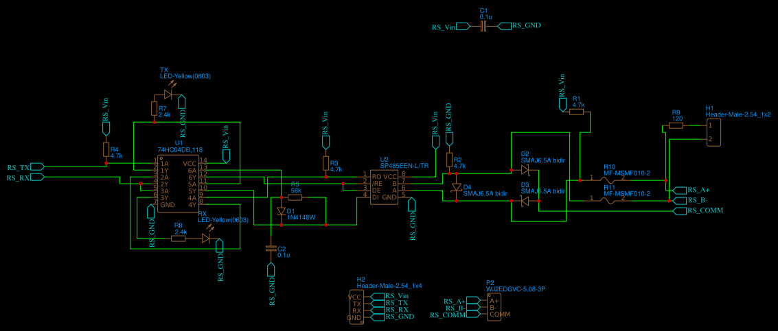 RS485 auto DE/RE Resources - EasyEDA