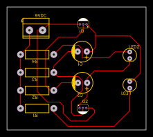 PCB_flashing light circuit_led Resources - EasyEDA